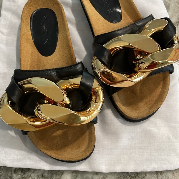 JW Anderson Leather Slides - Picture 5 of 12